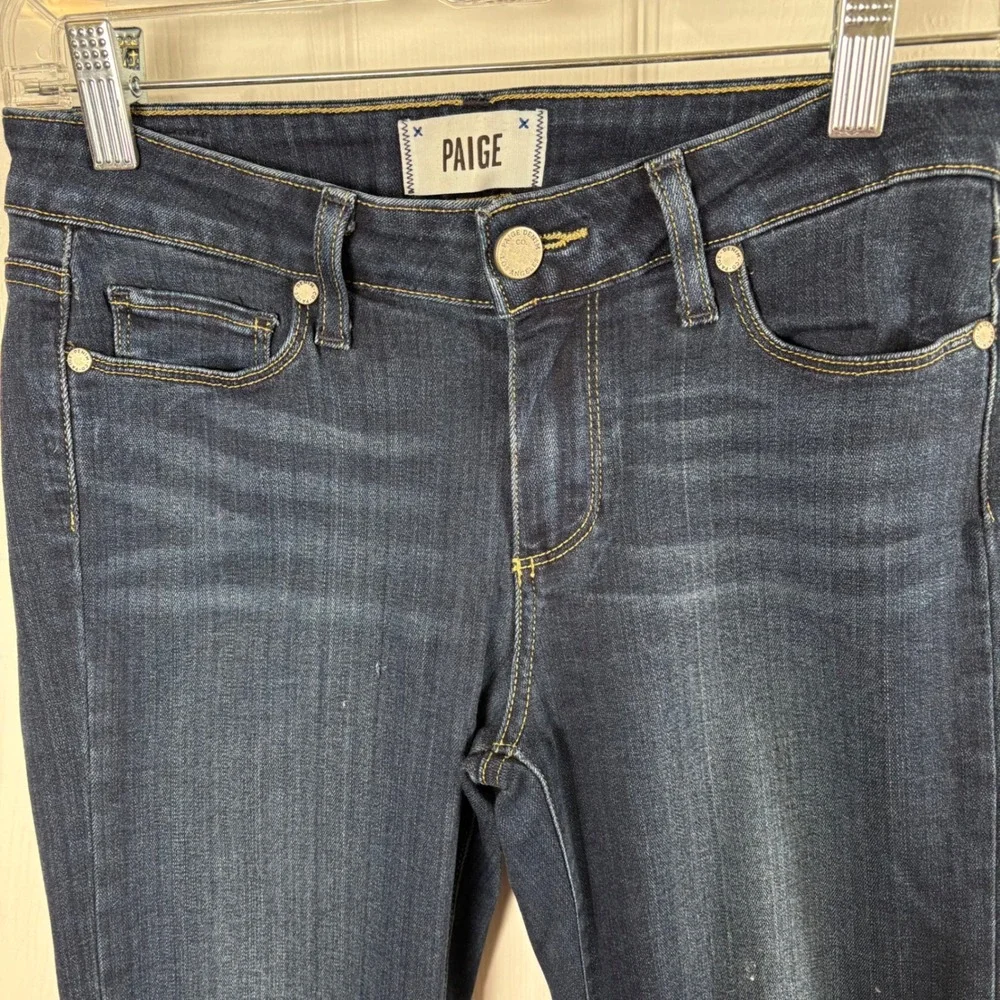 PAIGE Verdugo Ankle Jeans Women's 27 Dark Wash Slim Fit‎ Stretch Denim